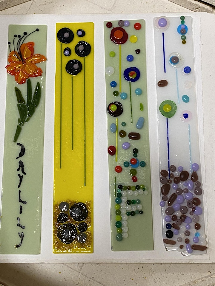 Fused Glass Garden Stakes image