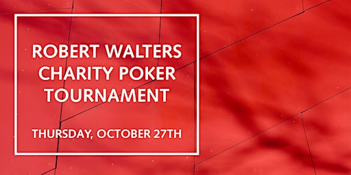Robert Walters Charity Poker Tournament