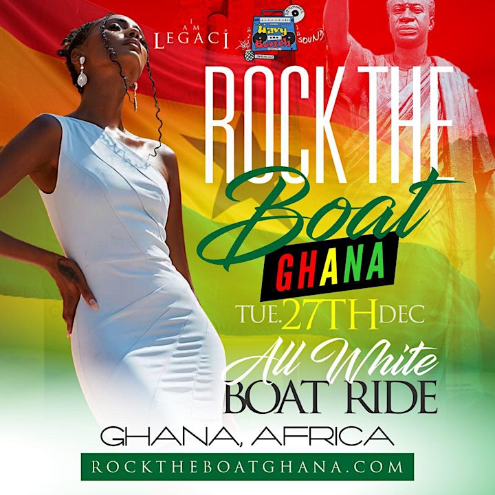 ROCK THE BOAT GHANA  AFRICA 2022 THE ALL WHITE BOAT RIDE PARTY image