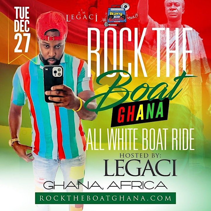 ROCK THE BOAT GHANA  AFRICA 2022 THE ALL WHITE BOAT RIDE PARTY image