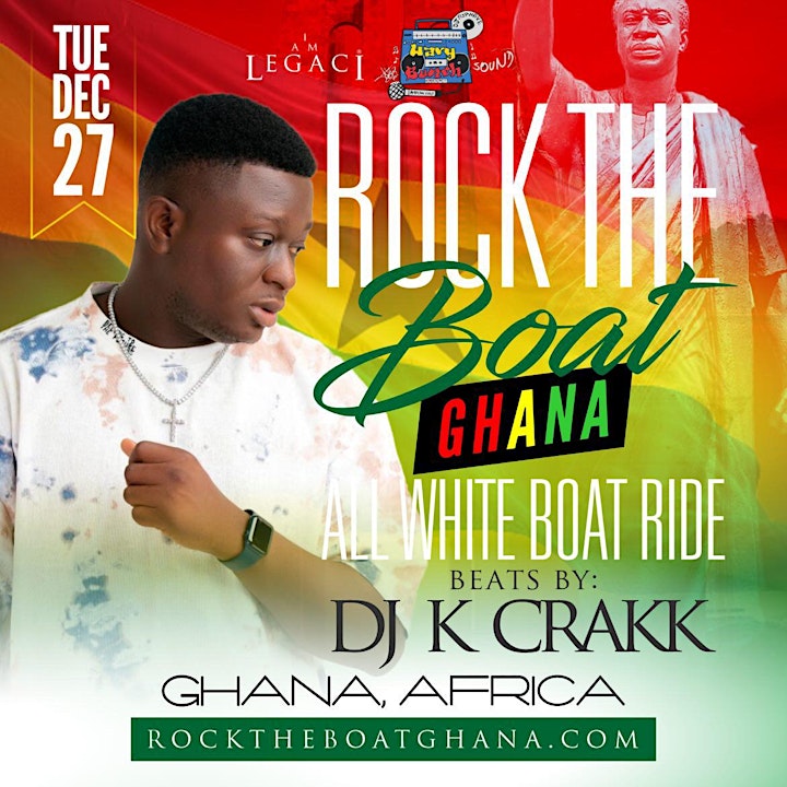 ROCK THE BOAT GHANA  AFRICA 2022 THE ALL WHITE BOAT RIDE PARTY image