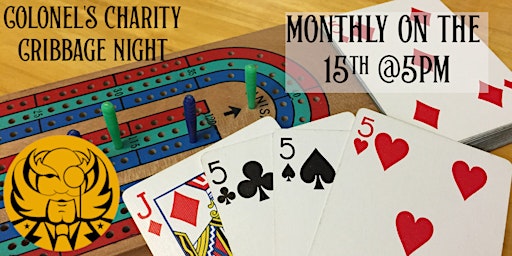 Imagem principal do evento Monthly Charity Cribbage Night @ Colonel Mustard's Sandwich Emporium