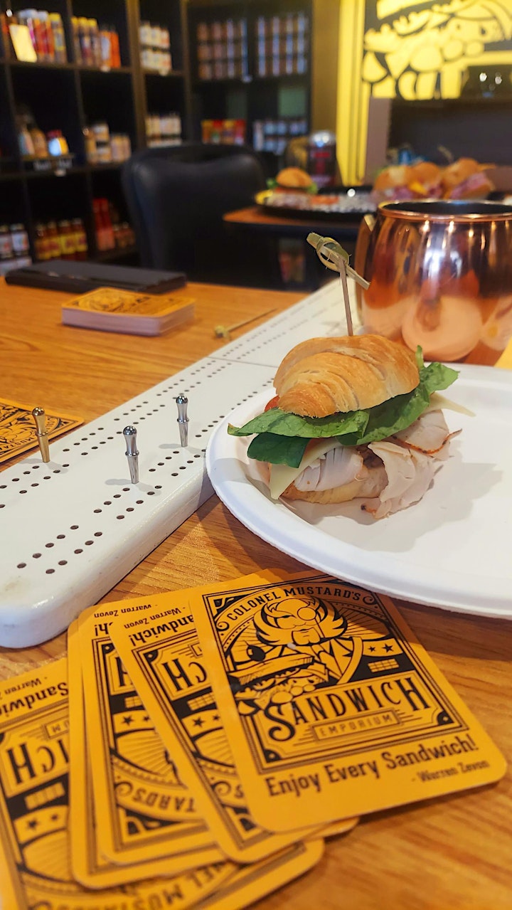 Monthly Charity Cribbage Night @ Colonel Mustard's Sandwich Emporium image