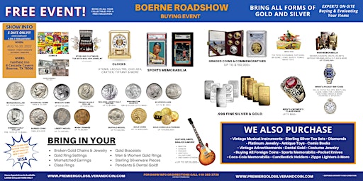 BOERNE BUYING EVENT- ROADSHOW