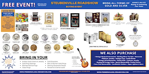 Steubenville BUYING EVENT- ROADSHOW