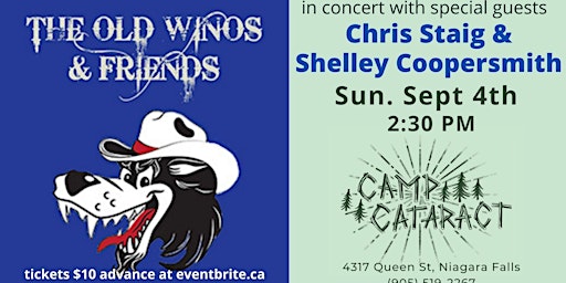 The Old Winos with special guests Chris Staig & Shelley Coopersmith