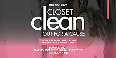 Closet Cleanout for a Cause