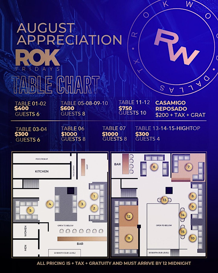 #RokFridays August Appreciation at Rokwood Nightclub image