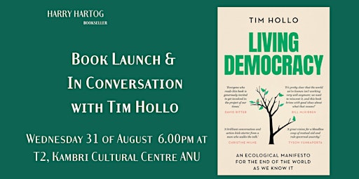 Book Launch & In Conversation of Living Democracy by Tim Hollo