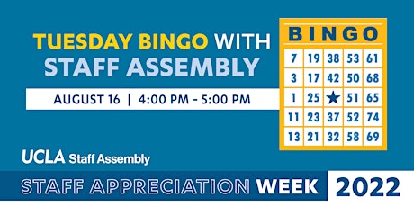 Tuesday Bingo with Staff Assembly