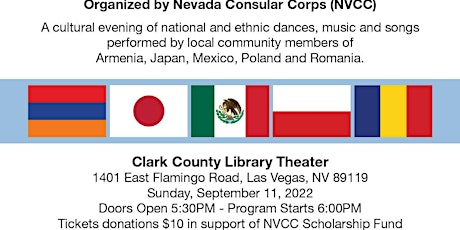 Patriot Day Cultural Evening with Nevada Consular Corps