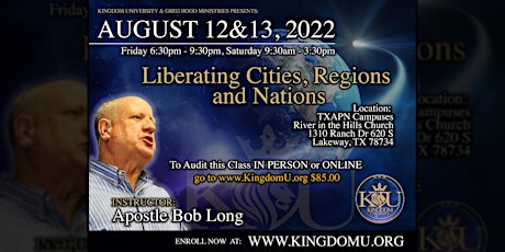 Apostle Bob Long - Prayers that Liberate Cities, Regions & Nations