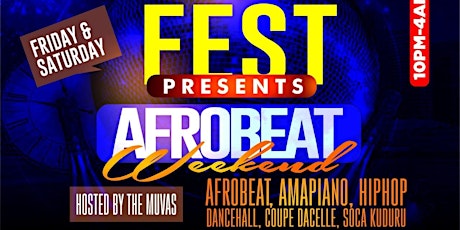 Senegalfest Presents Afrobeats Saturday
