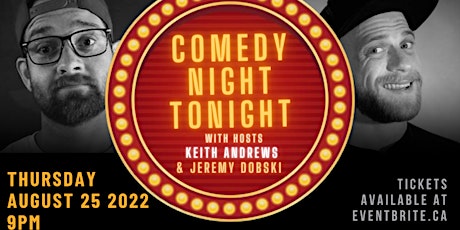 Imagen principal de Comedy Night Tonight with Keith Andrews and Jeremy