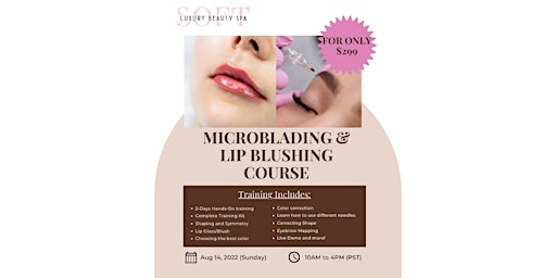 Microblading and Lip Blushing Course Training