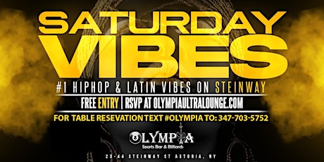 Saturday Vibes at Olympia lounge