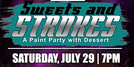 Sweets & Strokes - A Paint Party with a Dessert Bar primary image