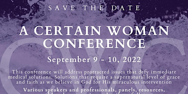 A Certain Woman’s Conference