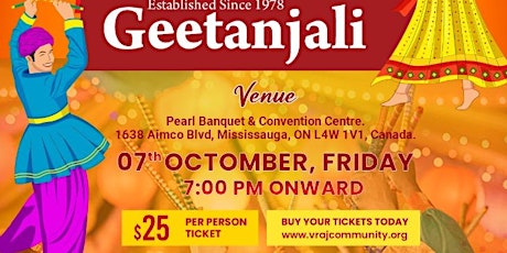 Ontario Navratri Garba Festival - Gitanjali Group