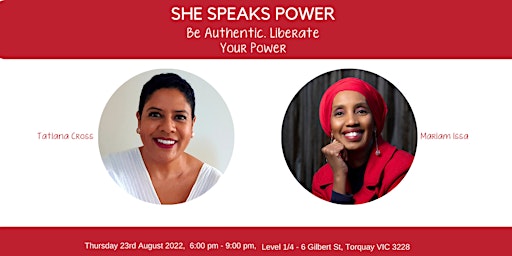 SHE SPEAKS POWER: BE AUTHENTIC