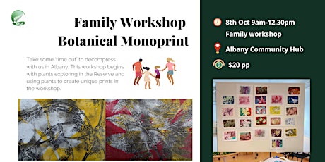 Family Botanical Monoprint Workshop