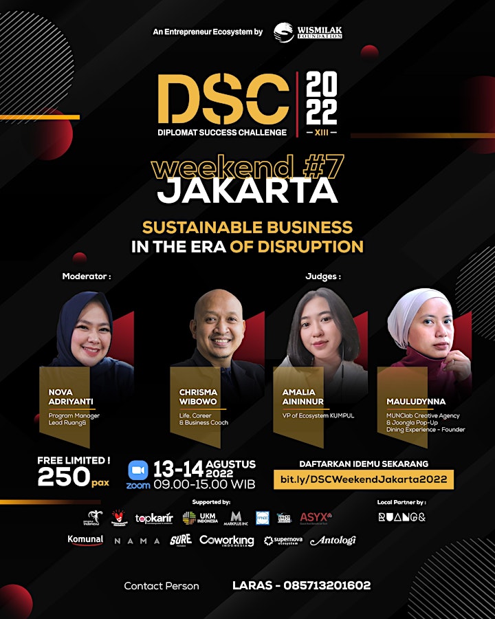 [WEBINAR] – DSC 2022 – “Sustainable Business in the era of Disruption” image