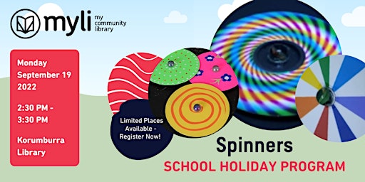 Korumburra Library School Holiday Event - Make a Spinner