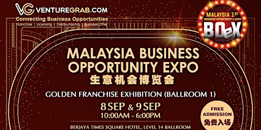 Business Opportunity Expo - Golden Franchise Opportunity