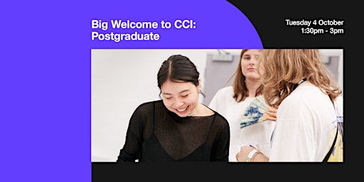 Big Welcome 2022 CCI: Postgraduate