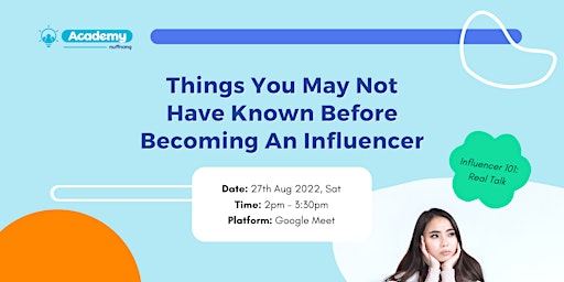 Things You May Not Have Known Before Becoming An Influencer