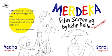 Merdeka Film Screening by Kelip-Kelip primary image