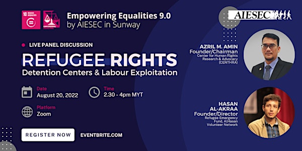 Refugee  Rights - Empowering Equalities 9.0