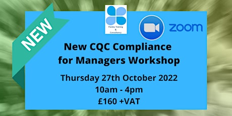 Care Quality Commission (CQC) Compliance for Managers - Delivered Via Zoom