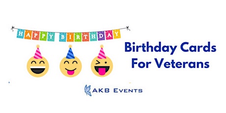 Birthday Cards For Veterans - August 2017 primary image