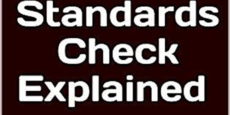 Standards Check Training  primary image