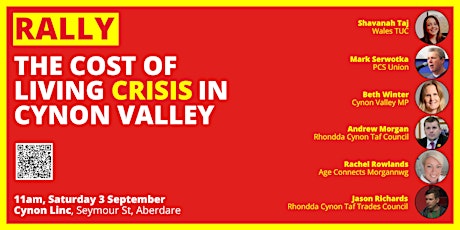 Rally: The Cost of Living Crisis in Cynon Valley
