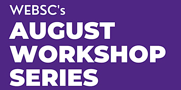 WEBSC Workshop 1: Introduction to Topic Modelling