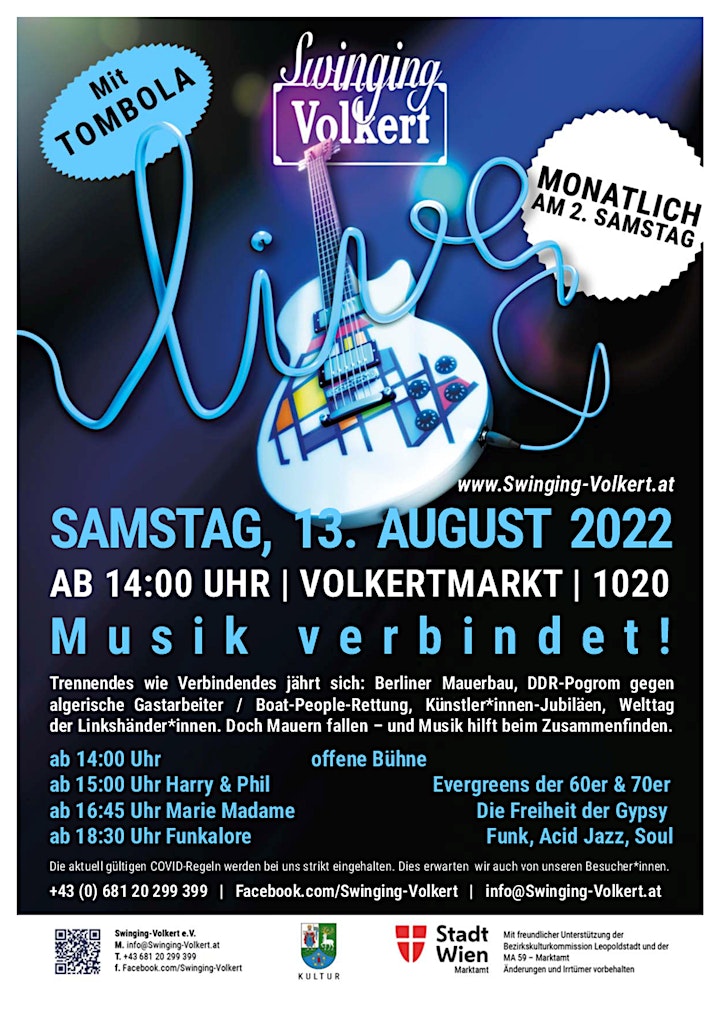 Swinging Volkert (free monthly concert on a marketplace) image