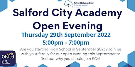 Salford City Academy's open evening