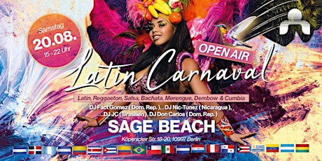 LATIN CARNAVAL - Summer Edition - SAGE BEACH
