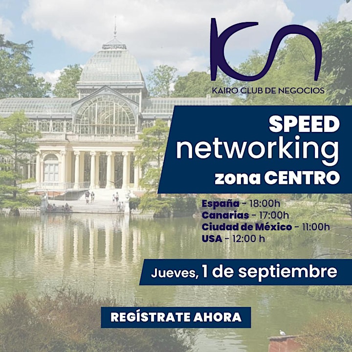 Imagen de KCN Speed Networking Online Zona Centro - 1 de septiembre