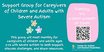 Support Group for Caregivers of Children and Adults with Severe Autism 4079