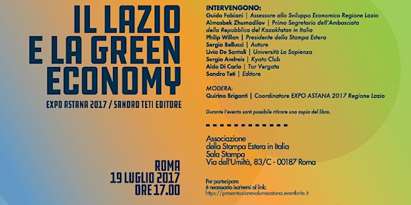 Il Lazio e la Green Economy - Expo Astana 2017