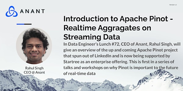 Data Engineer's Lunch #72: Introduction to Apache Pinot