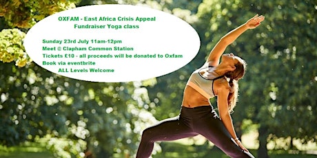 Yoga in the Park - East Africa Crisis Appeal Fundraise primary image
