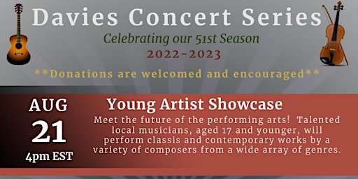 Davies Concert Series 51 Season Opener: Young Artists Showcase