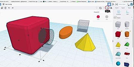 Basics of 3D printing using TinkerCAD for grades 3rd-5th (2 hour class)