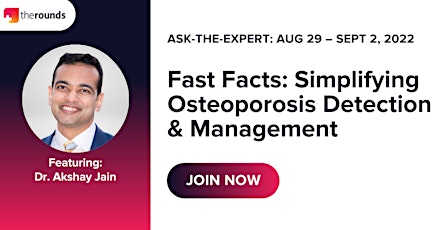 Physician Event: Simplifying Osteoporosis Detection & Management