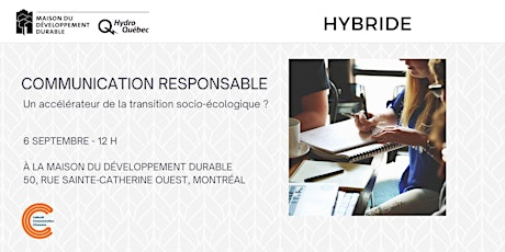 Communication responsable, accélérateur de la transition socio-écologique? primary image