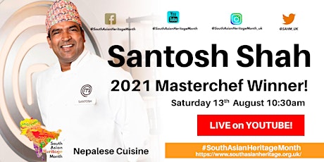 2021 Master Chef Winner  - Santosh Shah!